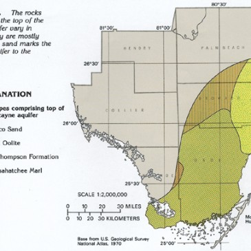 Geologic units in Miami-Dade county, Florida